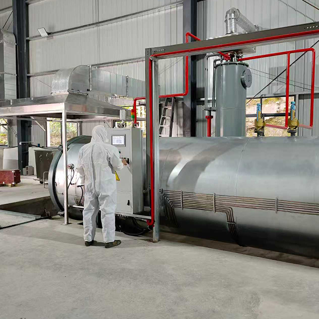 Horizontal High-temperature Steam Sterilization Equipment for Medical Waste