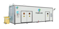 Stationary medical waste microwave disinfection equipment